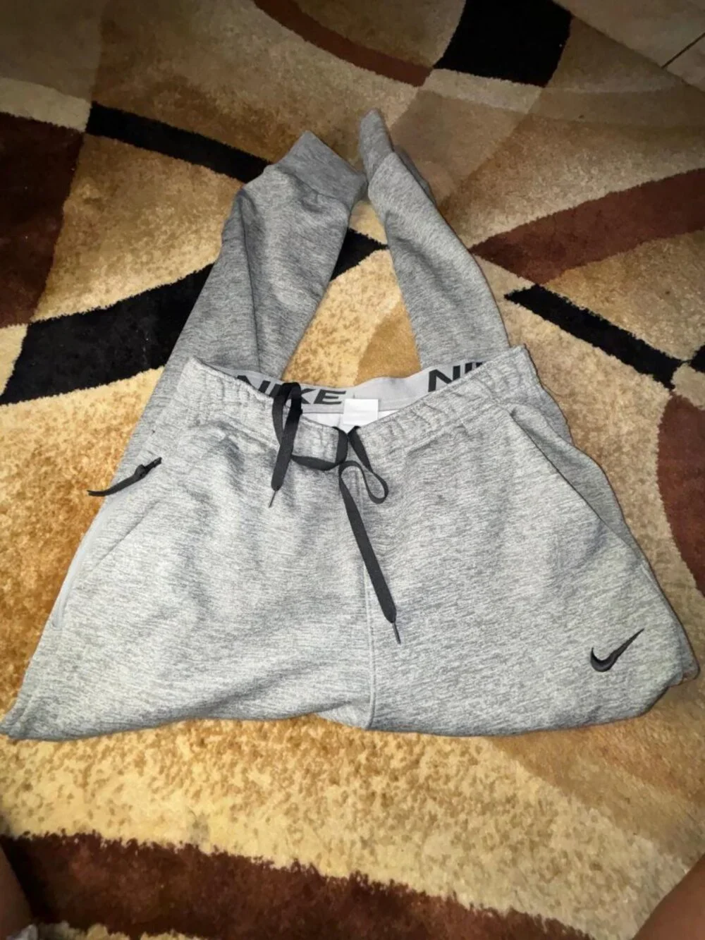 Nike Therma-Fit Sweatpants Men's Size Small Grey